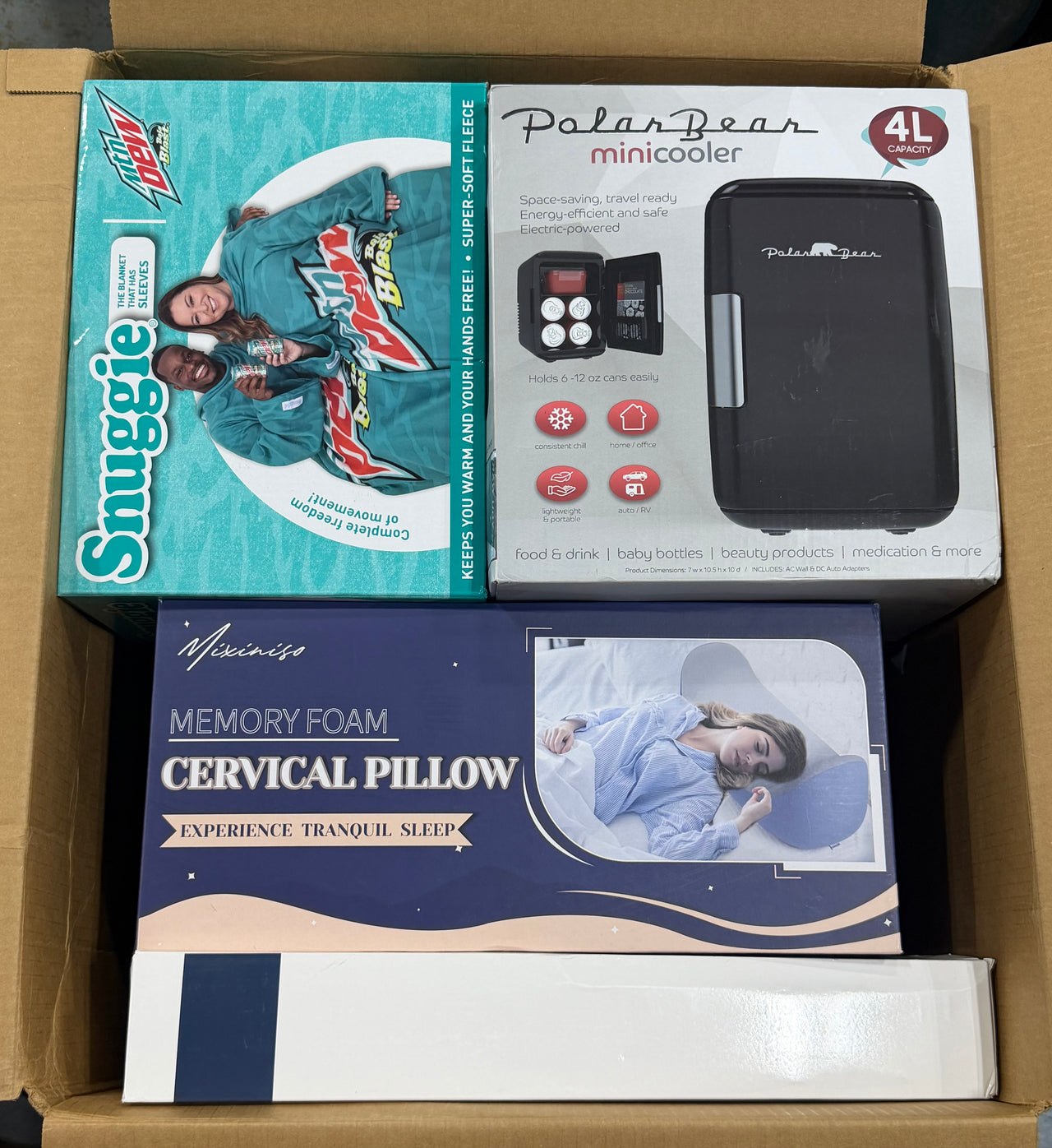 X-Small Liquidation Overstock Box – 3+ Assorted General Merchandise Items
